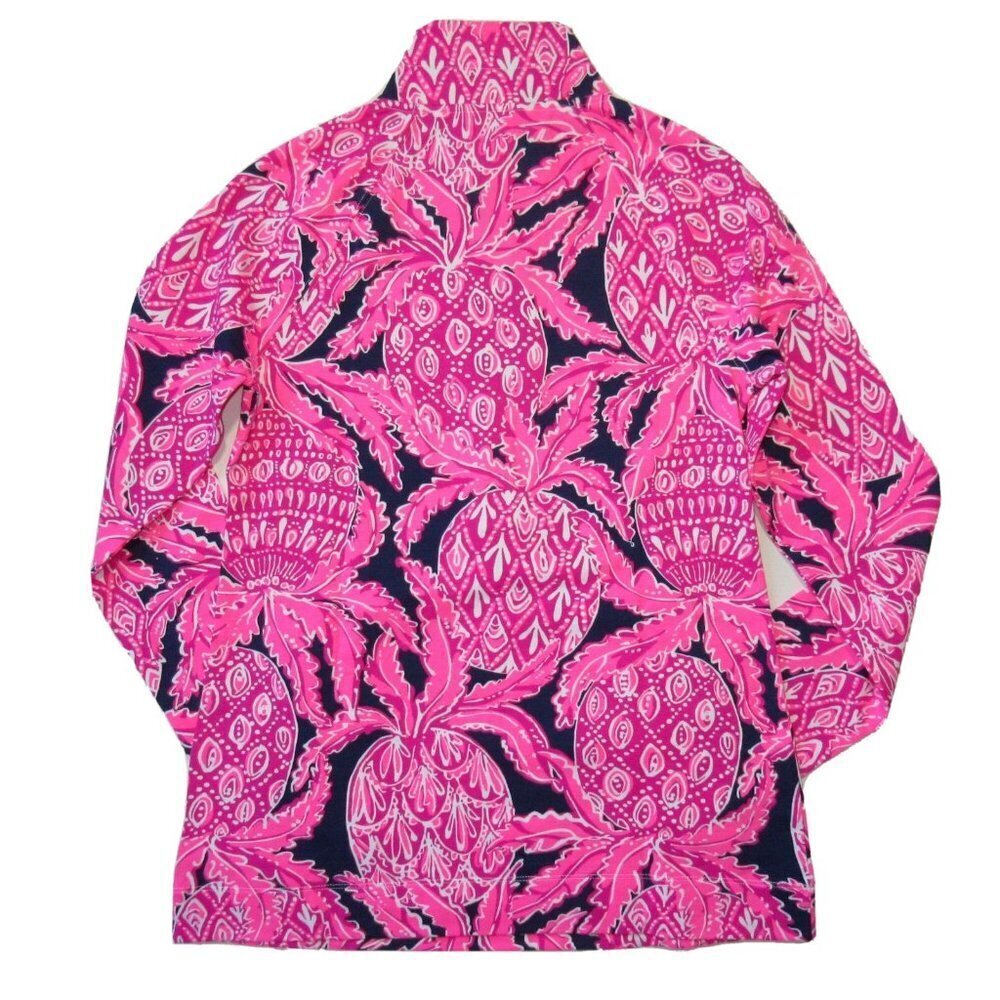 NWT Lilly Pulitzer Skipper Popover in Coco Safari UPF 50+ Track Jacket XS - Picture 4 of 4